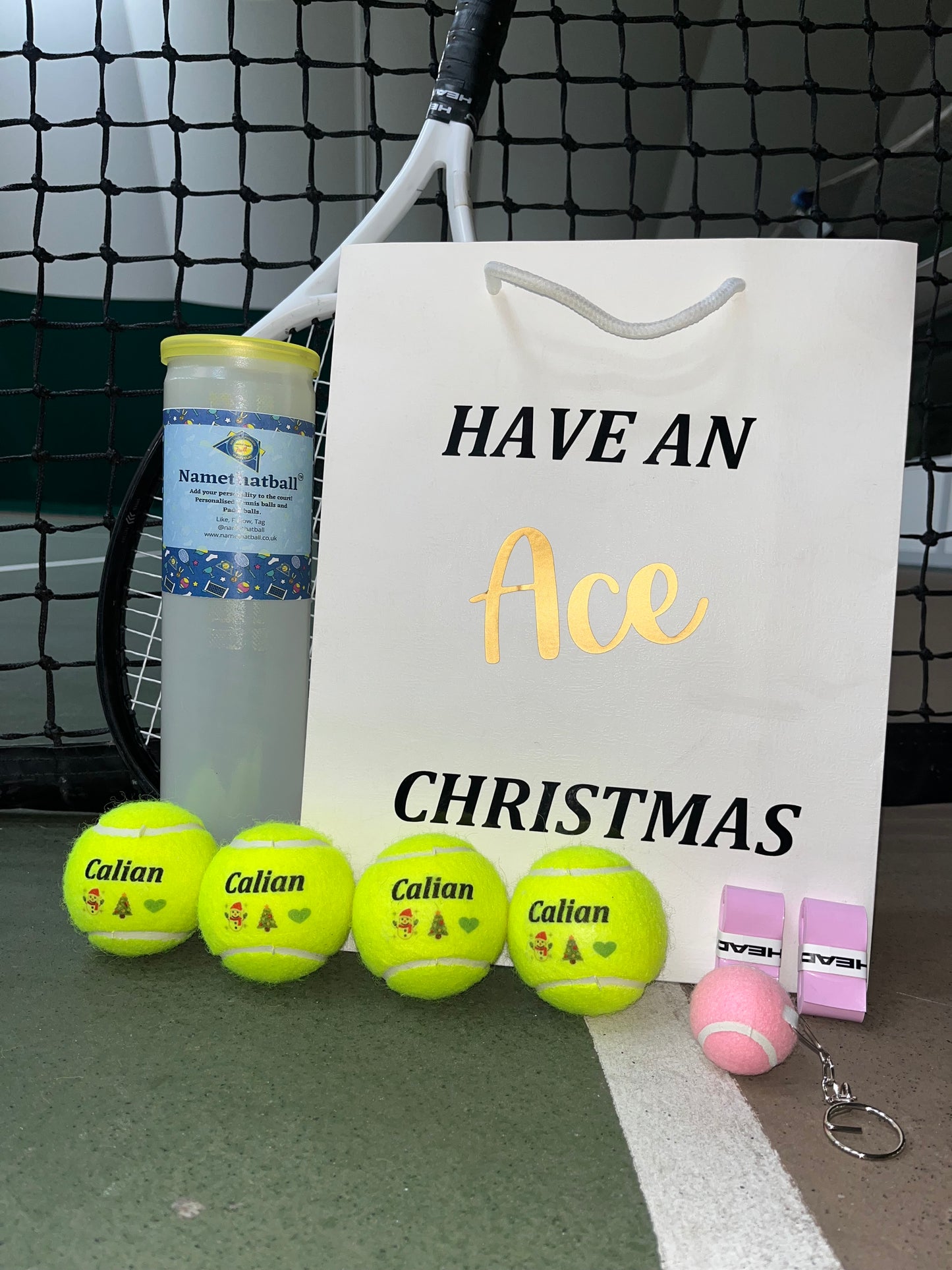 NTB- Personalised Christmas Tennis Gift bag
