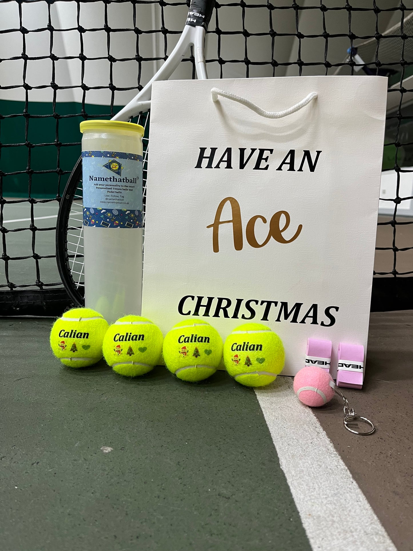 NTB- Personalised Christmas Tennis Gift bag