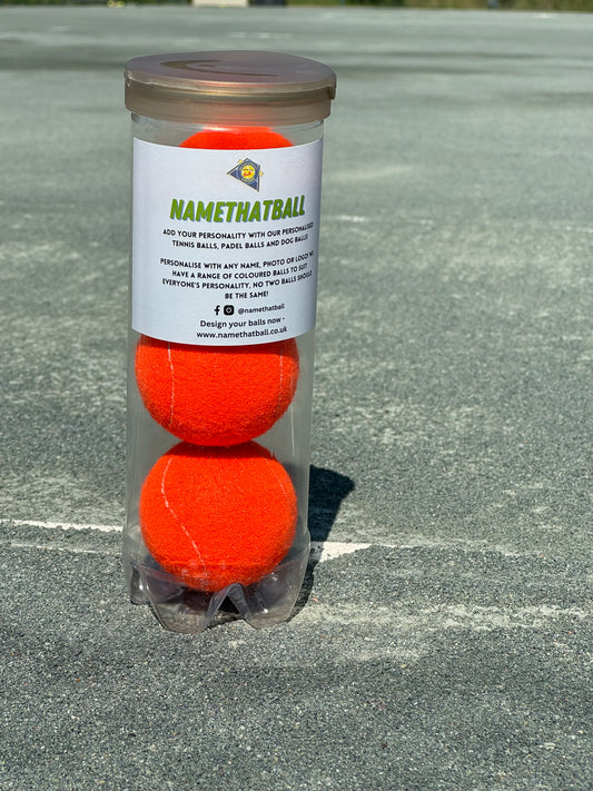 personalised tennis ball