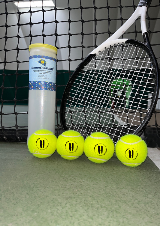 personalised tennis ball