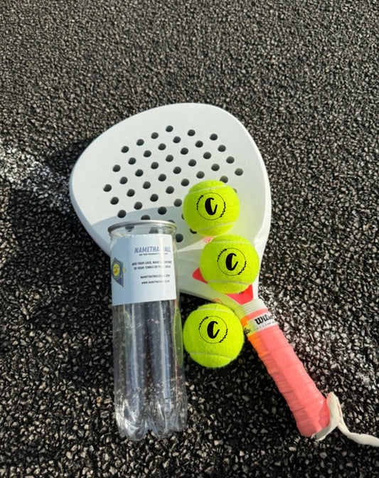 personalised tennis ball