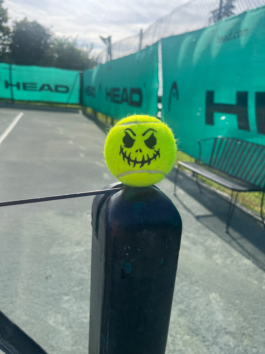 personalised tennis ball