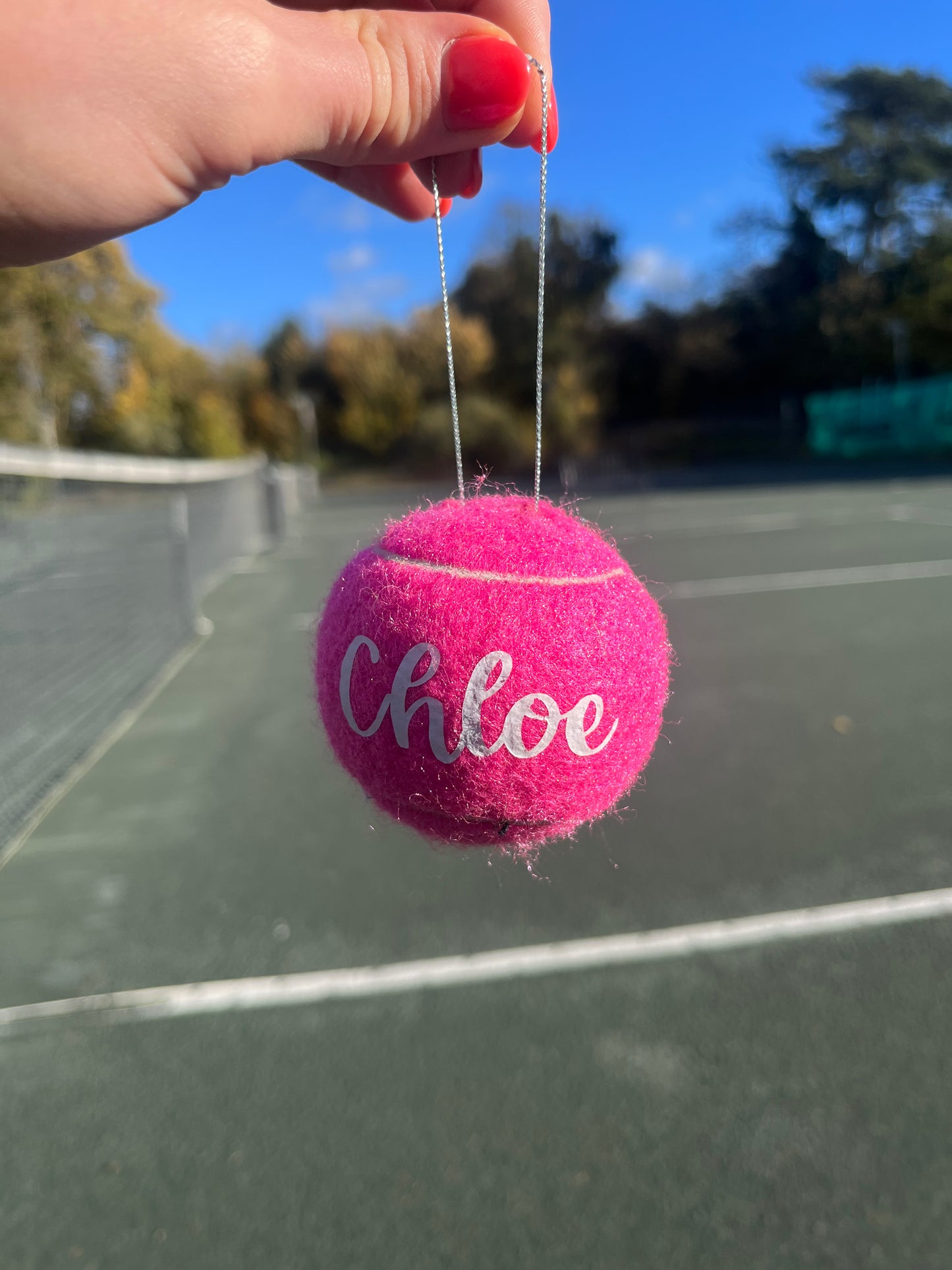 NTB - Personalised Christmas Tennis baubles