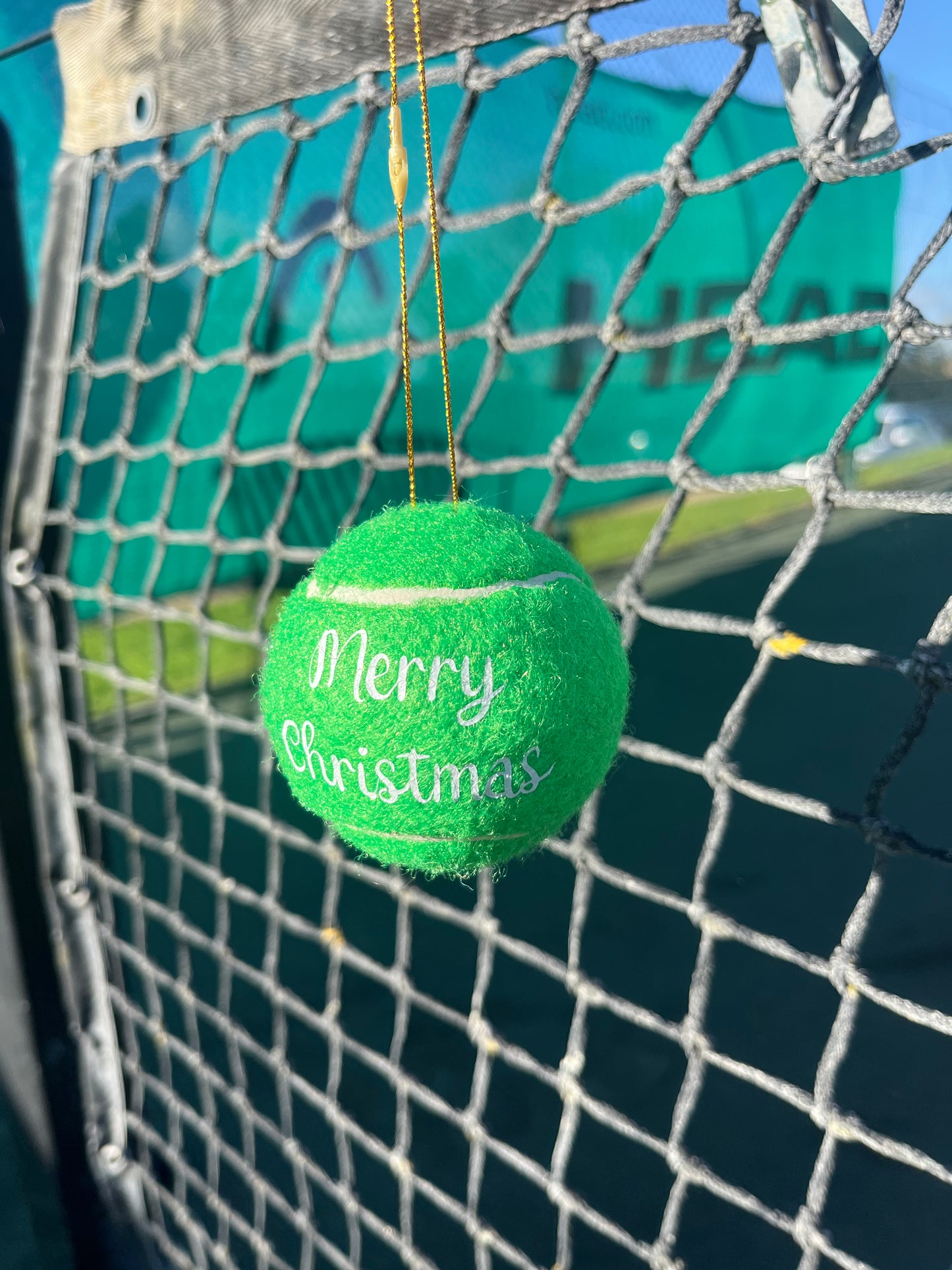 NTB - Personalised Christmas Tennis baubles