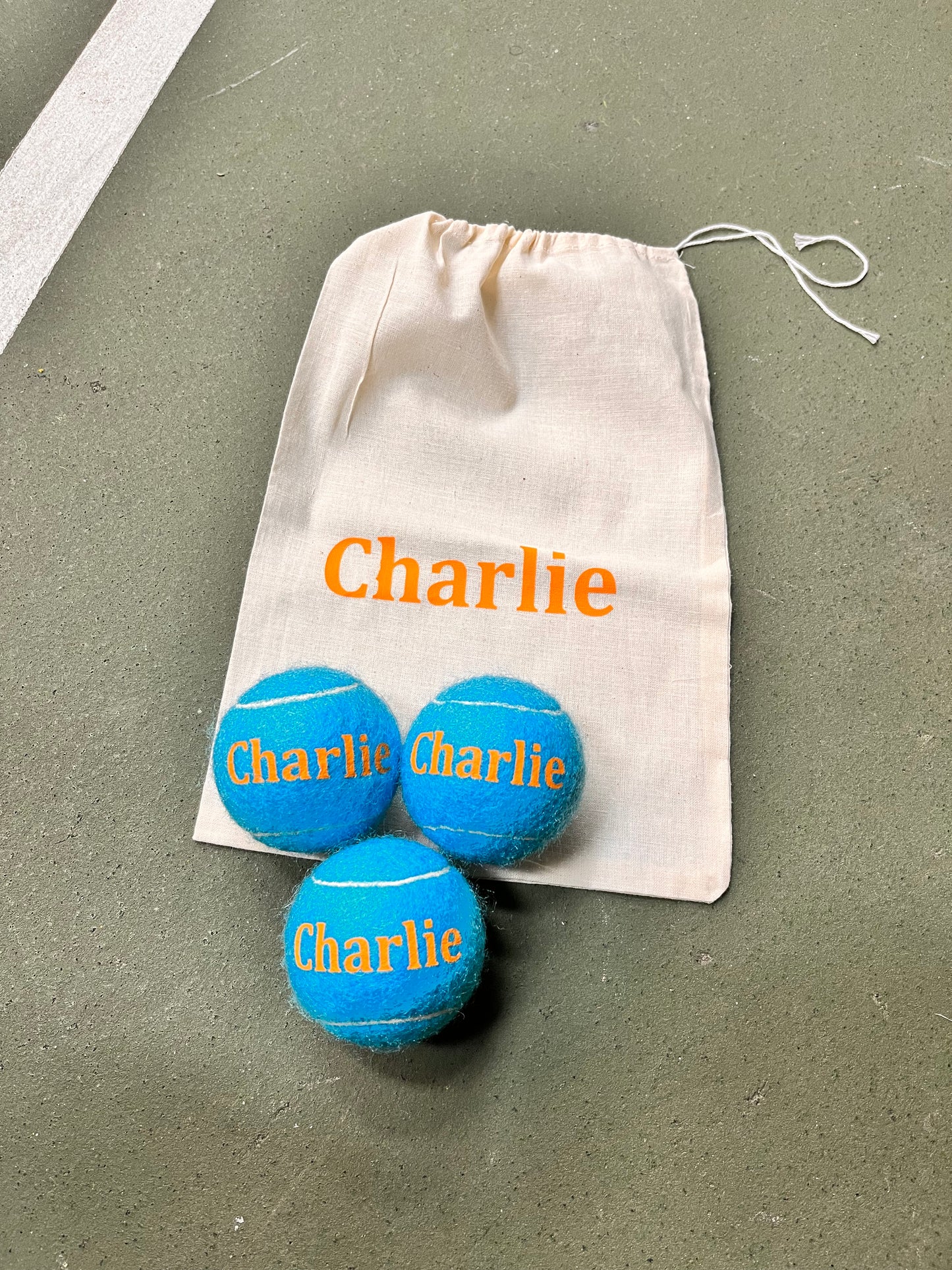 NTB -Personalised Dog balls - BLUE Edition