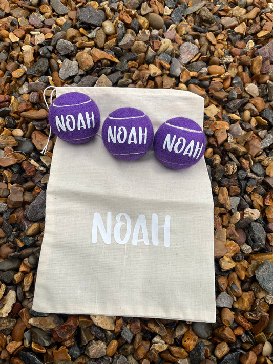 NTB - Personalised Dog balls - PURPLE Edition