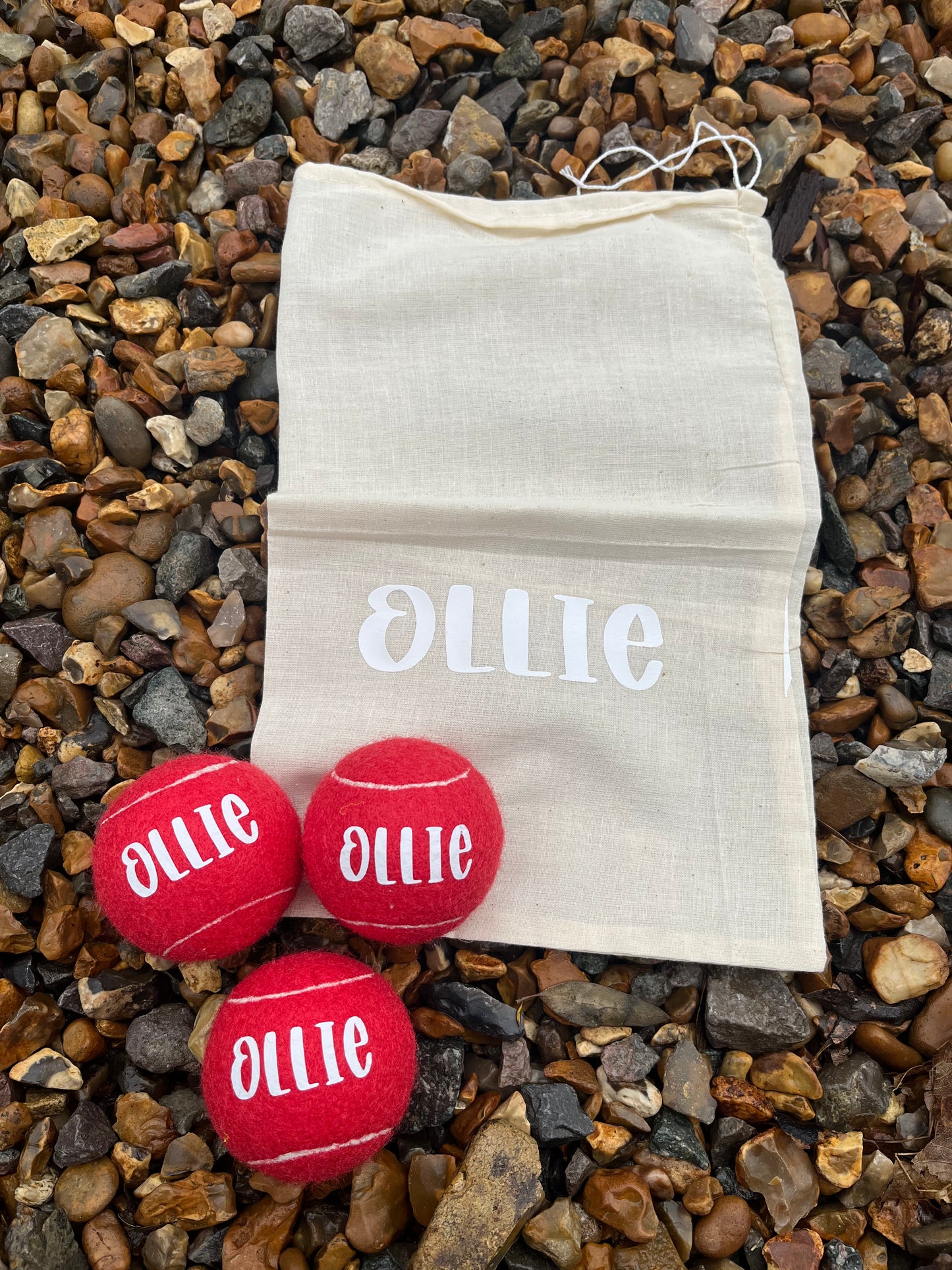 NTB - Personalised Dog balls - RED Edition