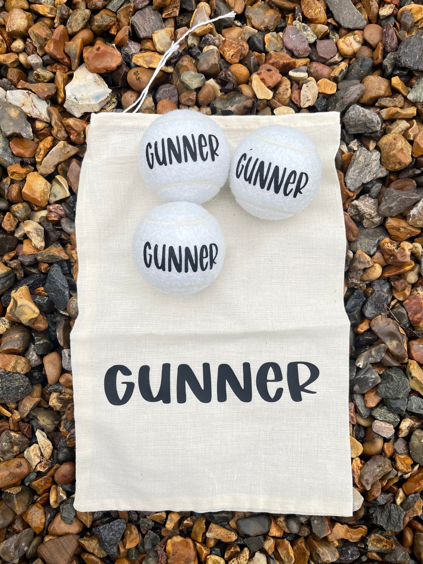 NTB - Personalised Dog balls - WHITE Edition