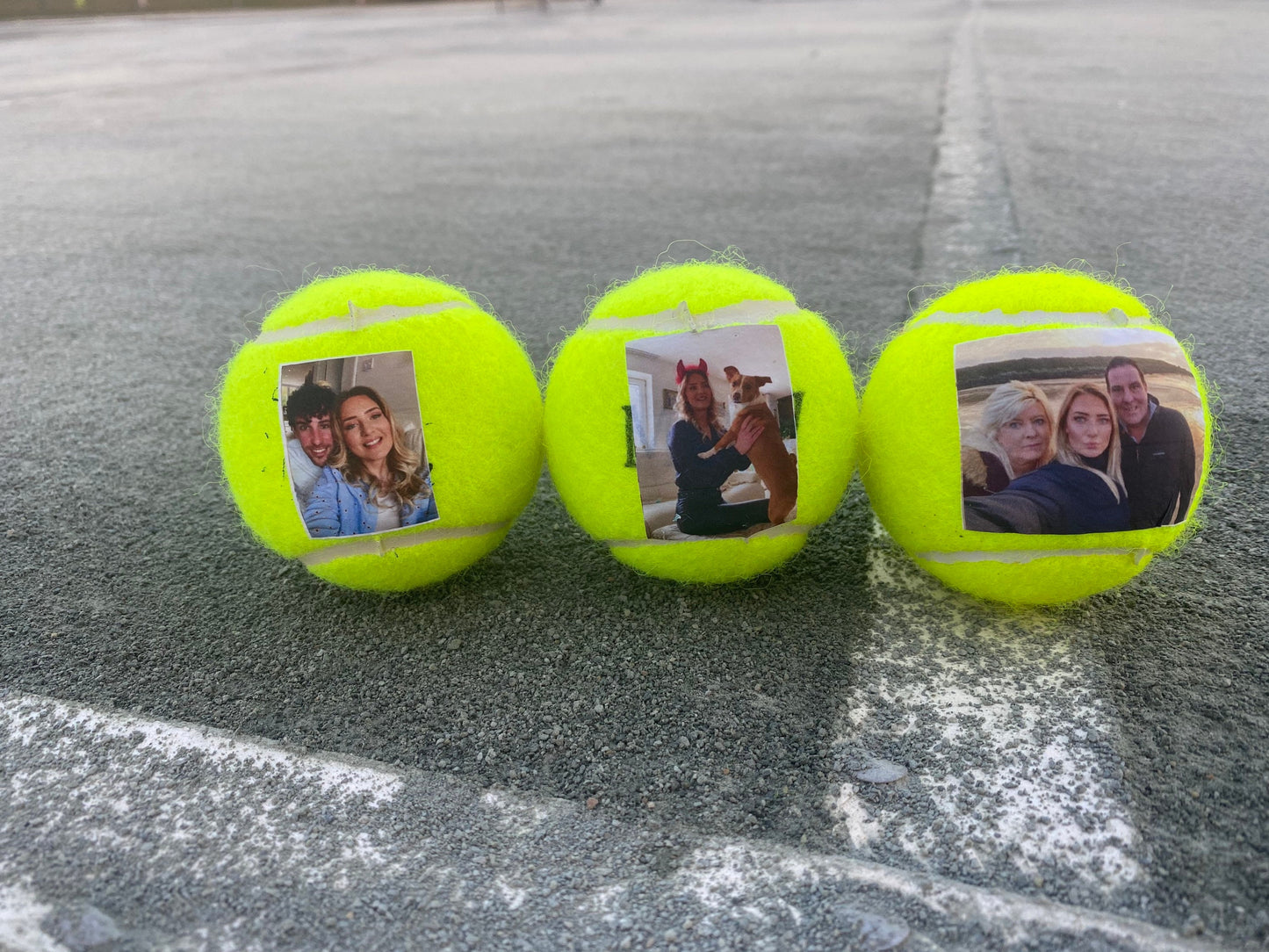 NTB - Personalised adult tennis balls - Photo edition