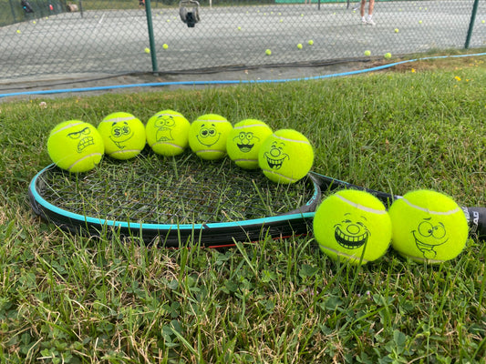 personalised tennis ball