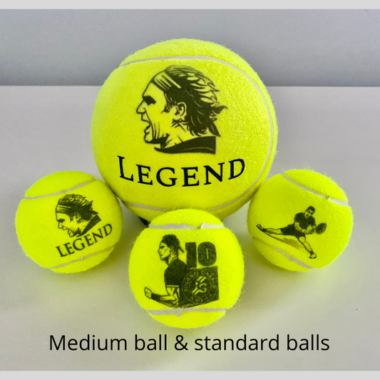 personalised tennis ball