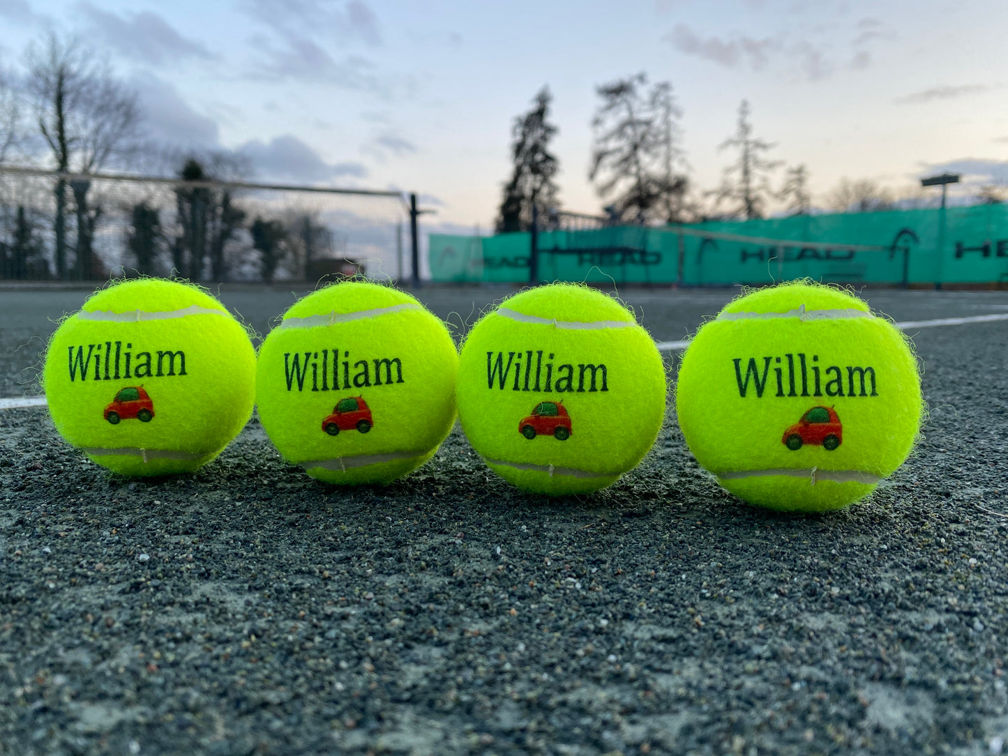 NTB Personalised Adult's Tennis Balls - Emoji Edition