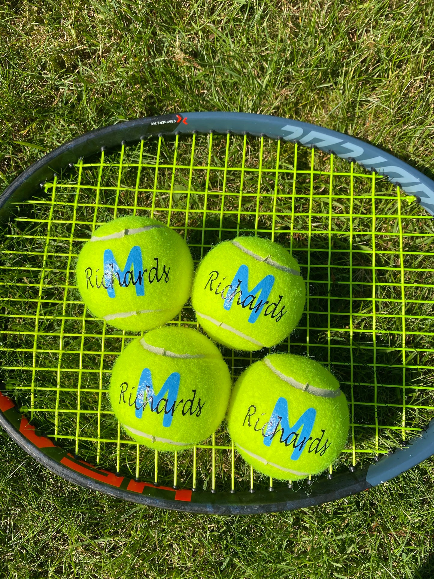 NTB - Personalised Adult Tennis balls - Name & Initial