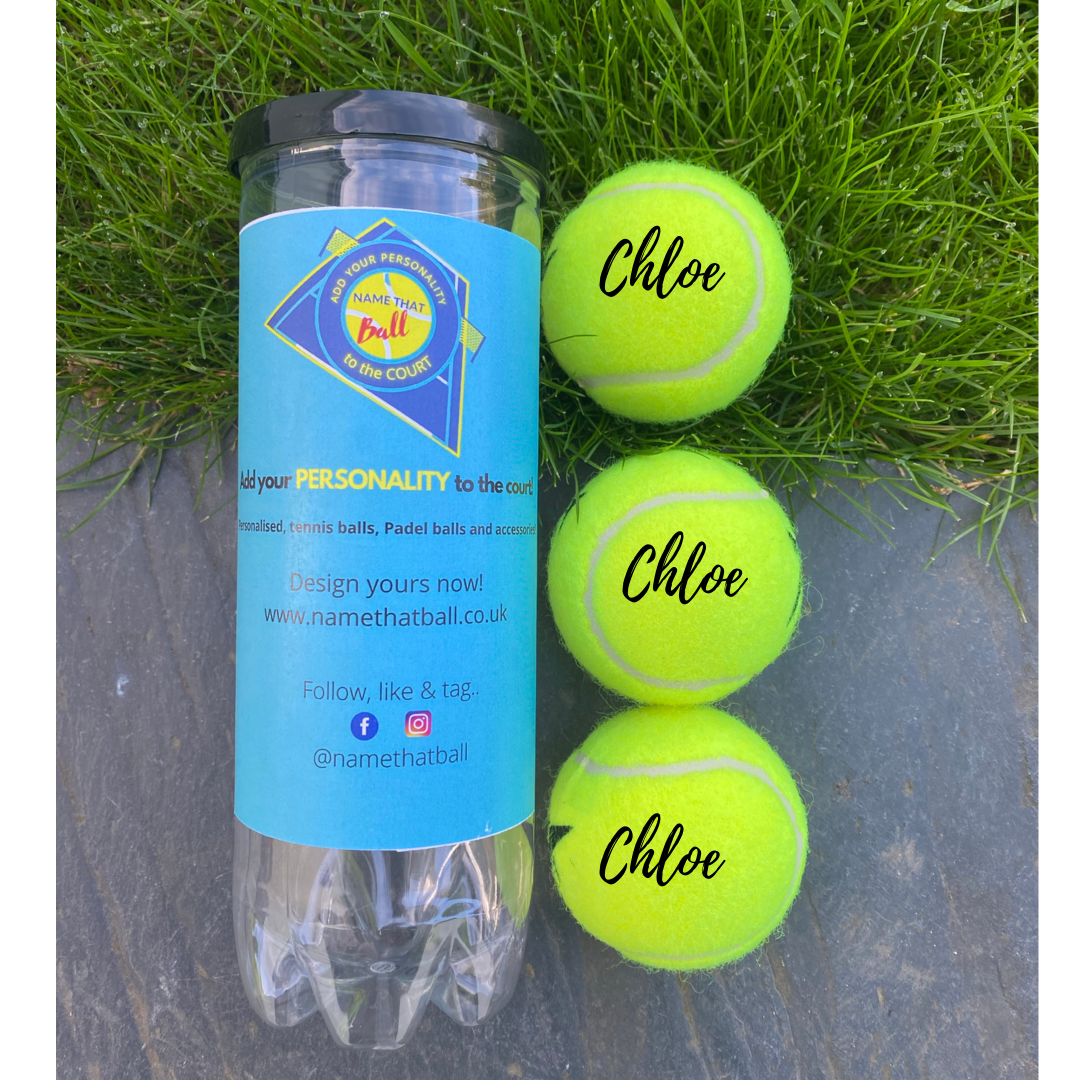 NTB - Personalised Padel Balls - Standard text edition