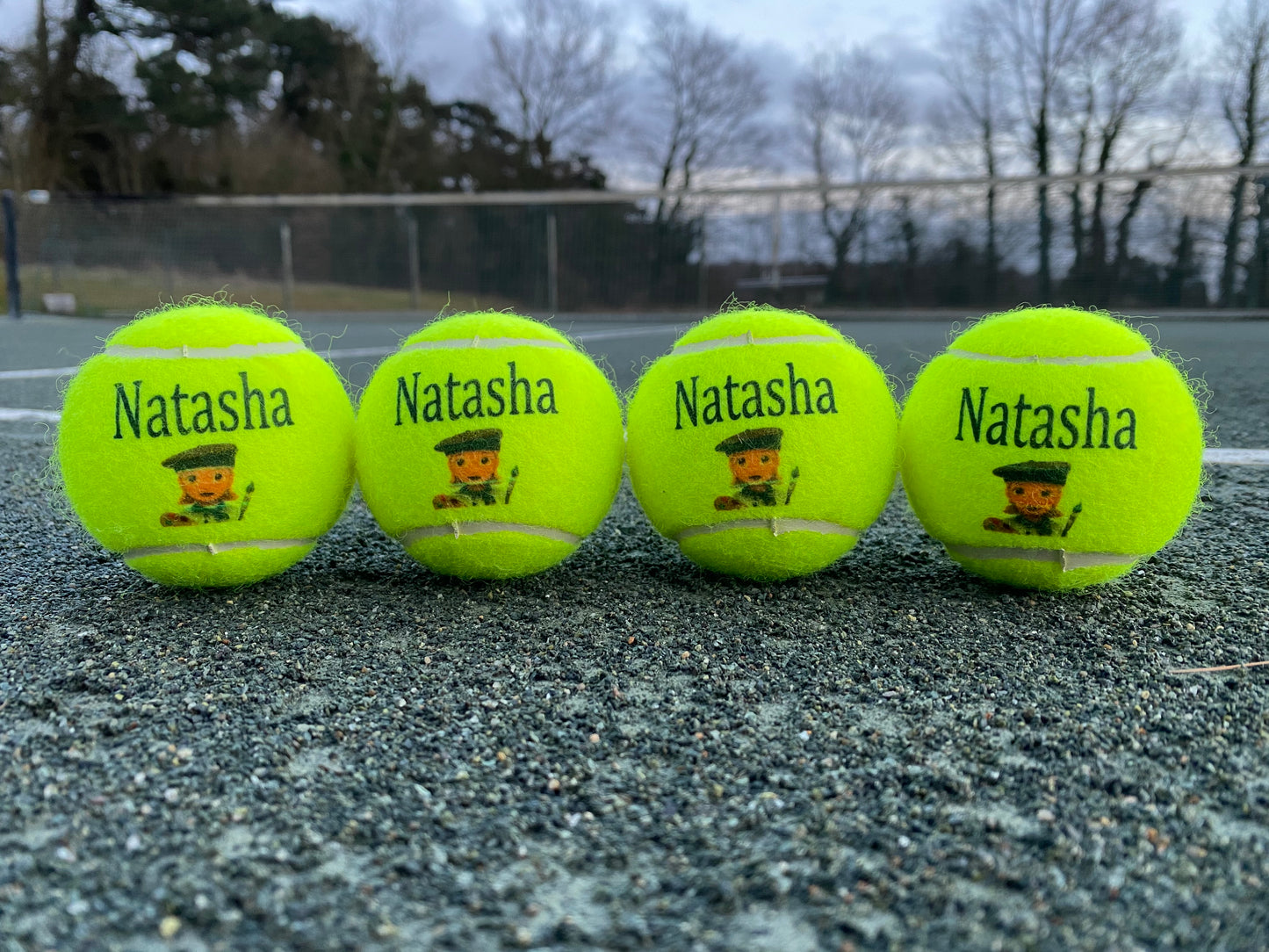 NTB Personalised Adult's Tennis Balls - Emoji Edition