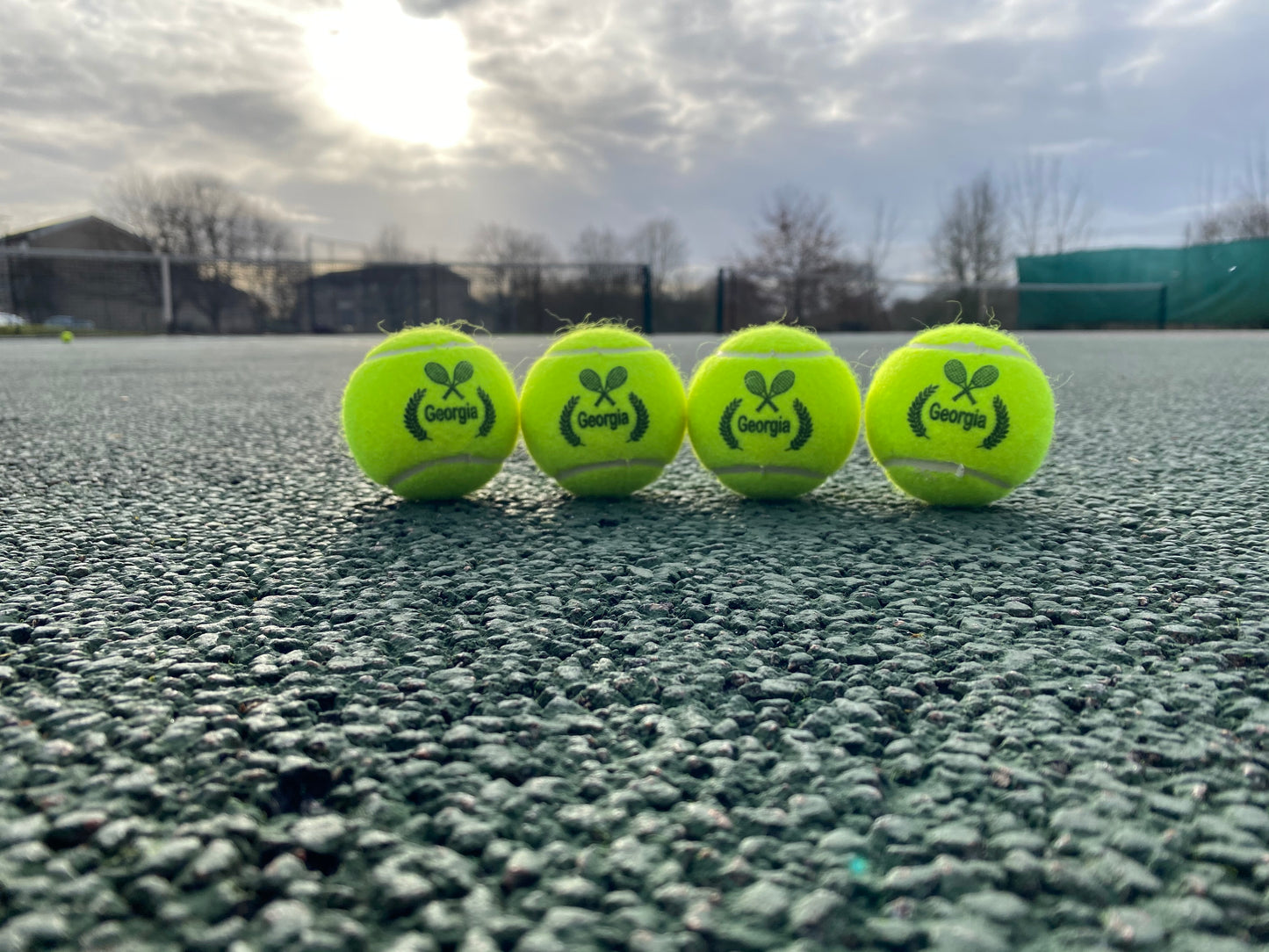 NTB - Adult Personalised Tennis Balls - Tennis Racket Emblem