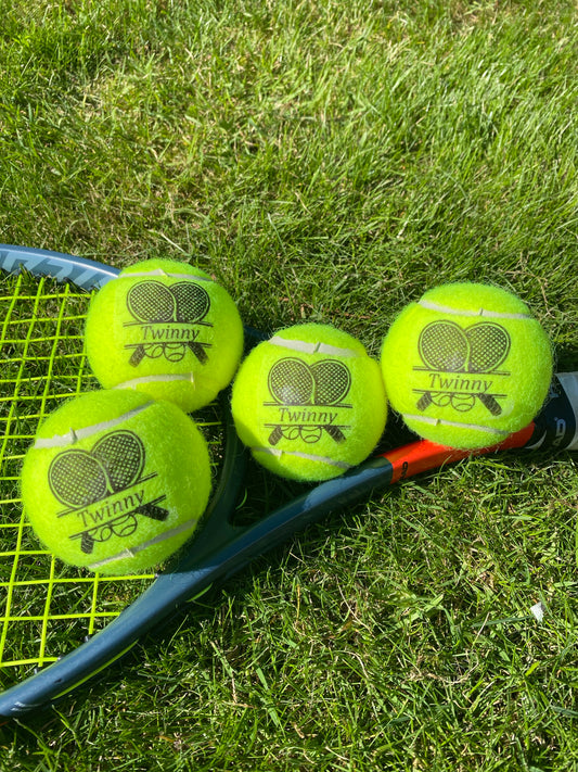 NTB - Personalised Adult Tennis Balls - Tennis Racket Design