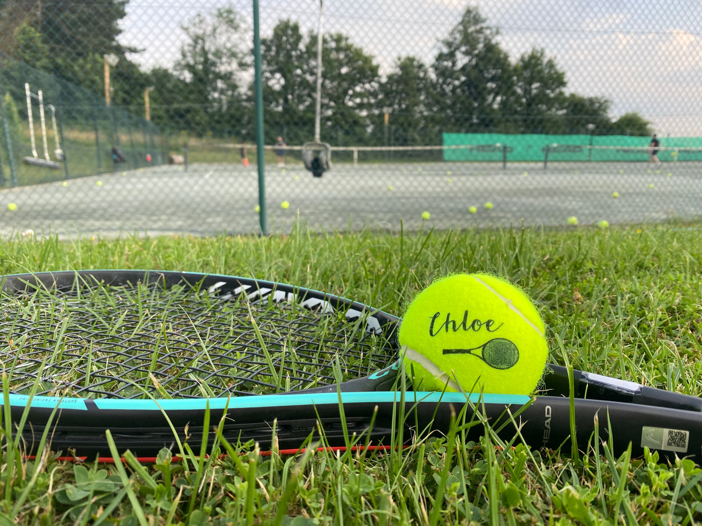 NTB - Personalised Adult tennis balls - Name & Racket