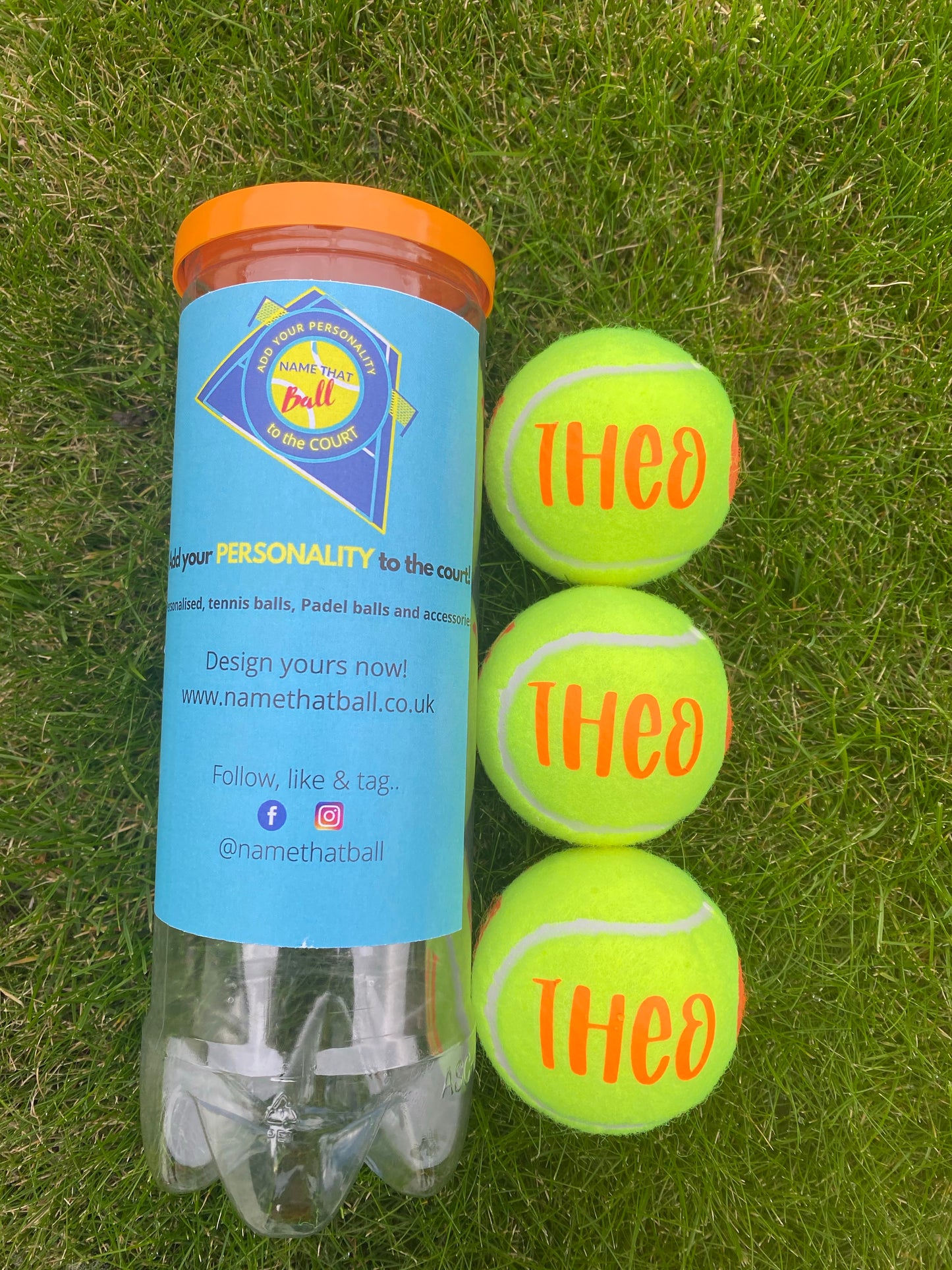 NTB - Personalised Children's Tennis Balls