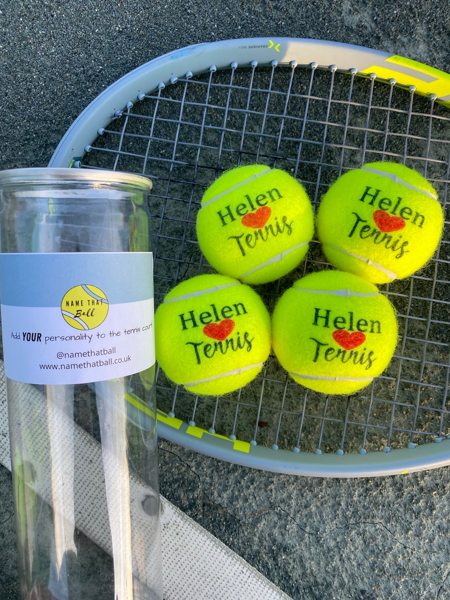 NTB - Personalised Adult Tennis Balls - Love Tennis