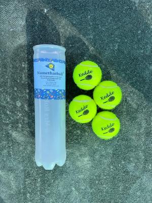 NTB - Personalised Adult tennis balls - Name & Racket