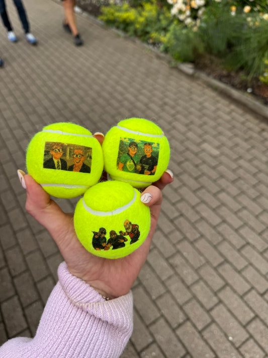 Namethatball - Personalised Tennis balls - Add your own photo