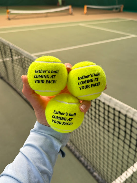 NTB - Personalised Padel Balls - Standard text edition