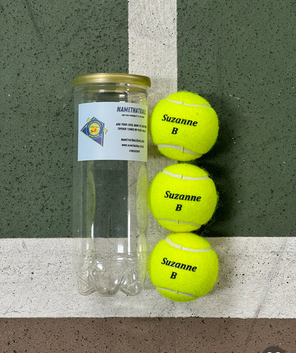 NTB - Personalised Padel Balls - Standard text edition