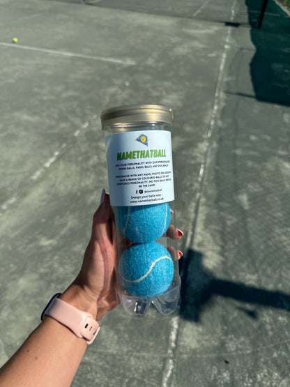 NTB - Personalised Tennis Balls - Blue