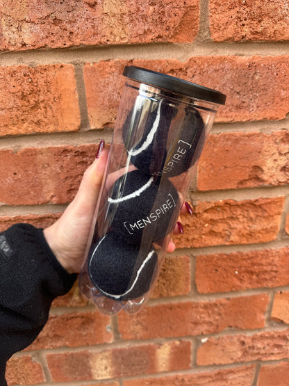 Namethatball - Personalised Padel Balls - BLACK