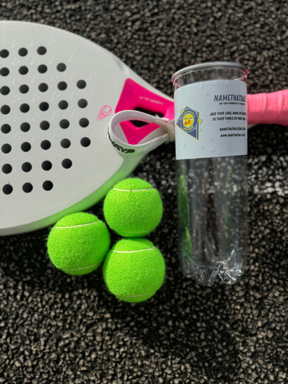 Namethatball - Customised Colourful Padel balls - GREEN