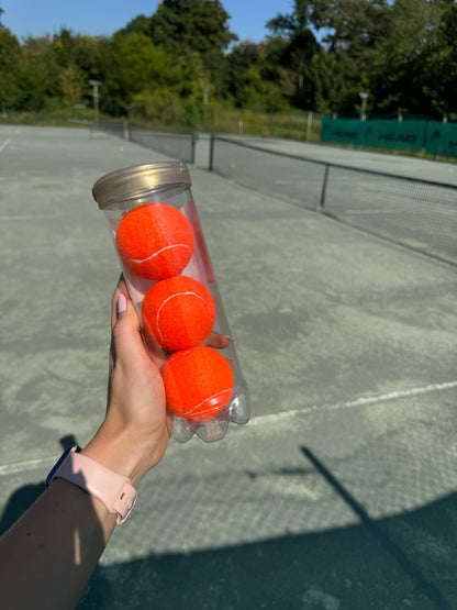 NTB - Personalised Tennis Balls - NEON ORANGE