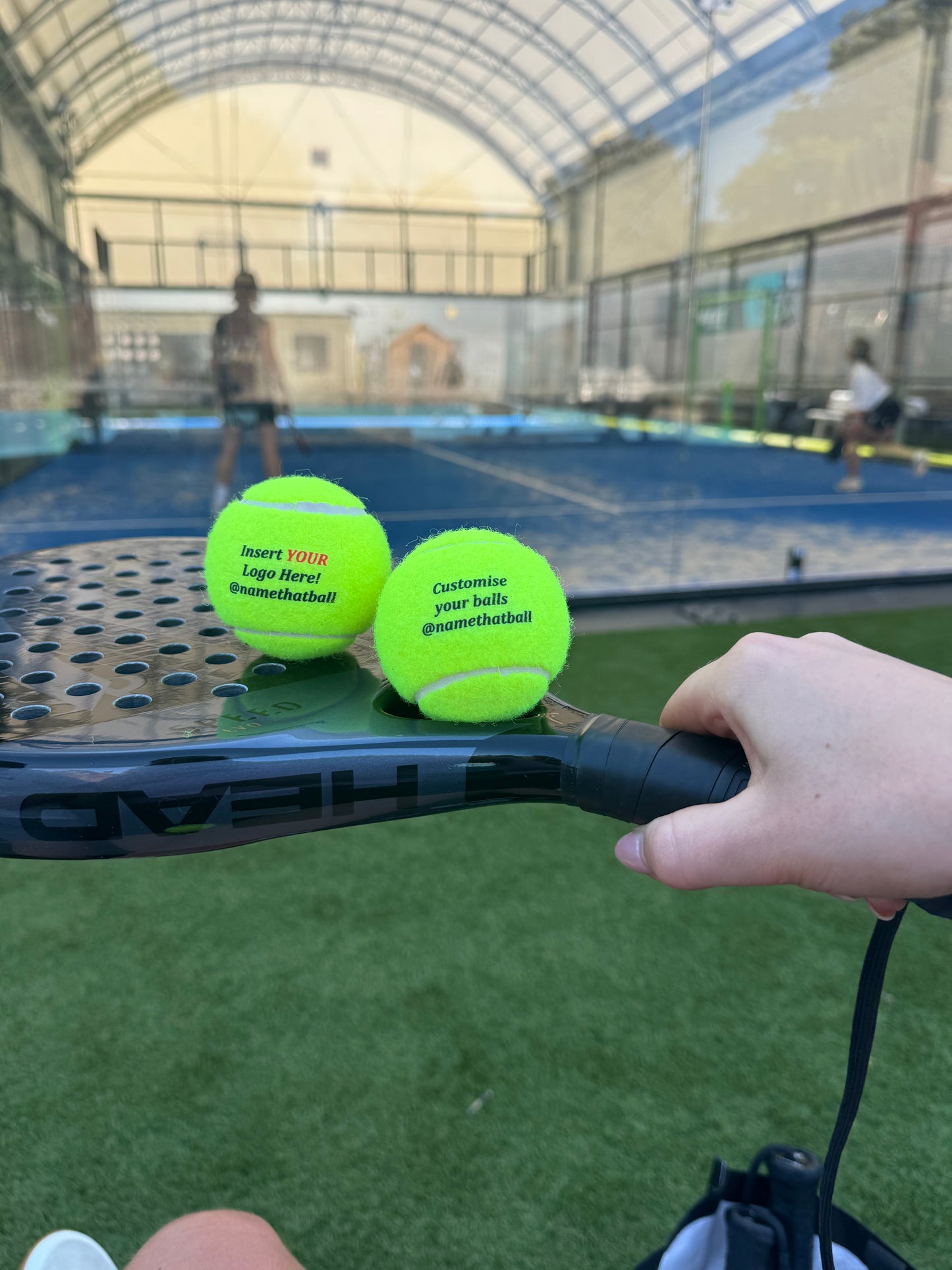 NTB - Personalised Padel Balls - Standard text edition