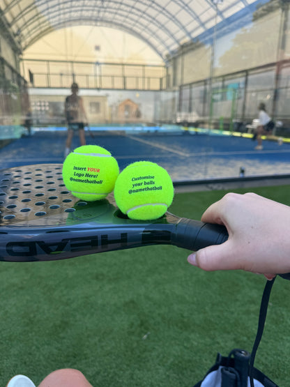 NTB - Personalised Padel Balls - Standard text edition