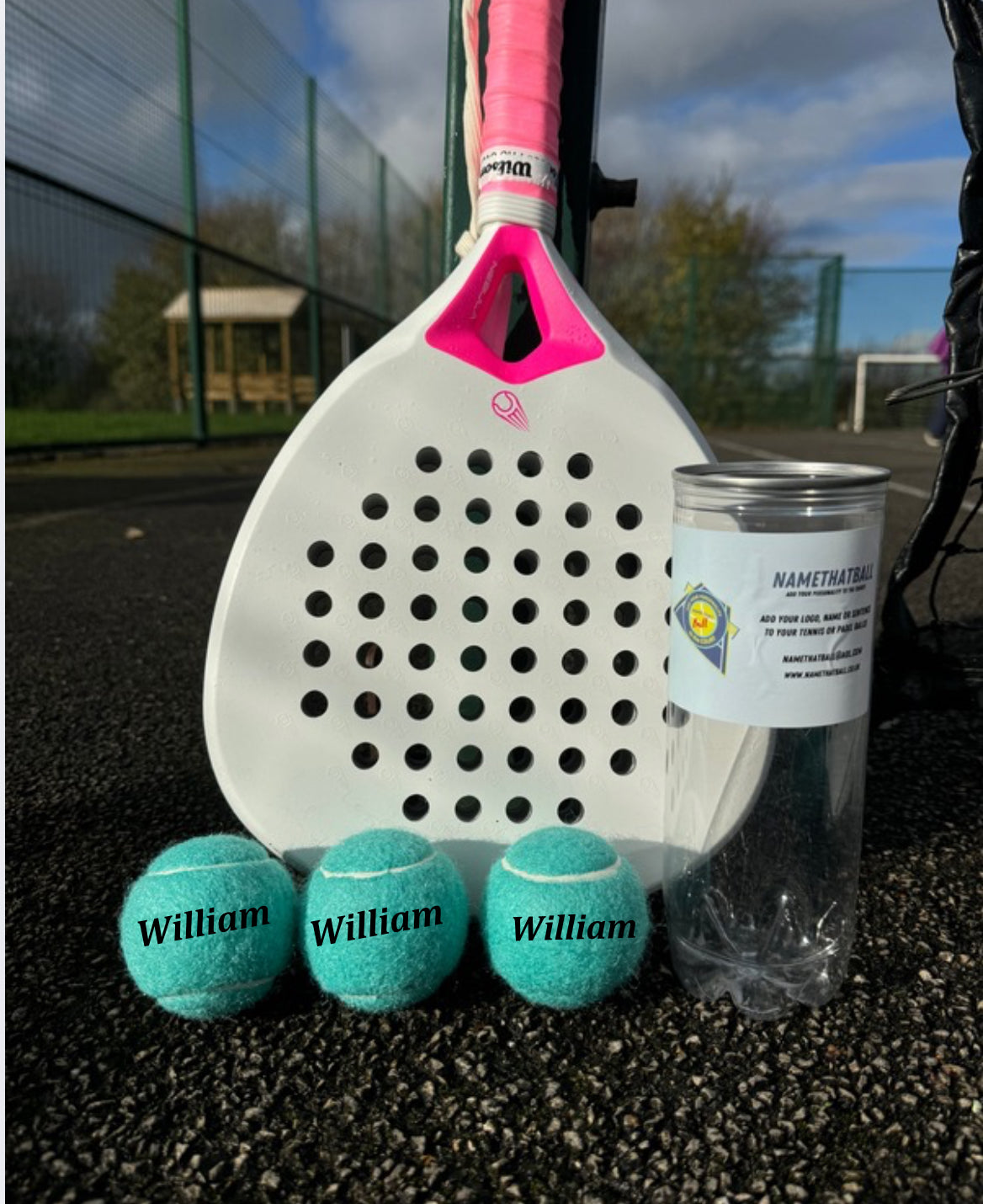 Namethatball - Customised coloured Padel balls - MINT