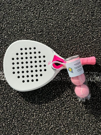 Namethatball -Customised Padel Balls - Baby Pink