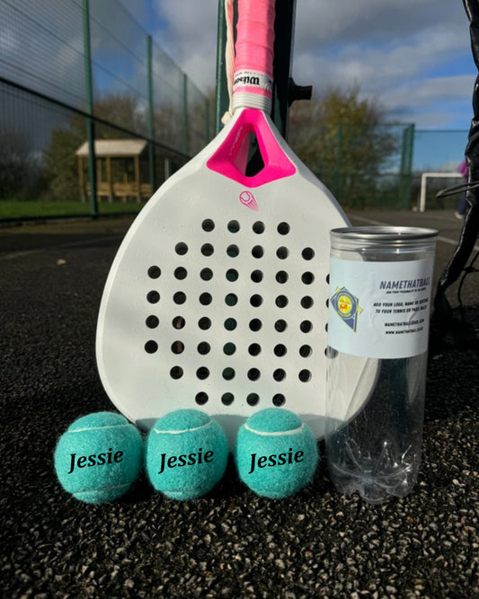 personalised tennis ball