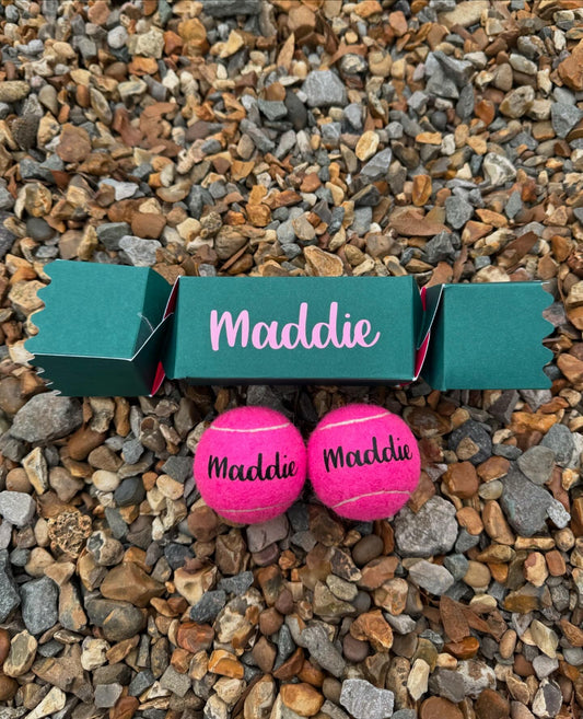 personalised tennis ball