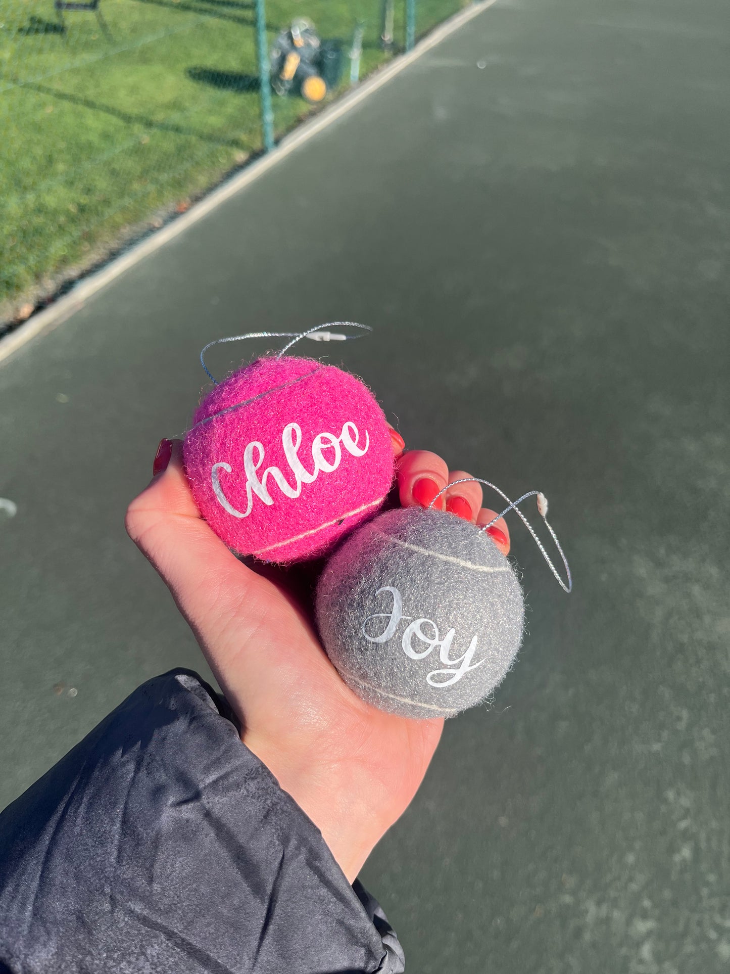 NTB - Personalised Christmas Tennis baubles