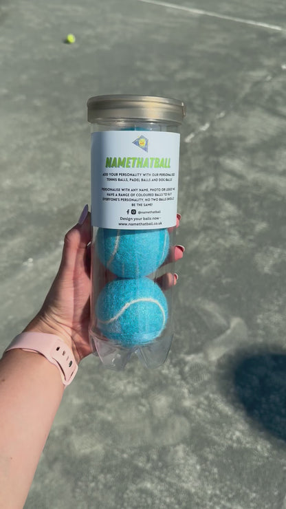 NTB - Personalised Tennis Balls - Blue