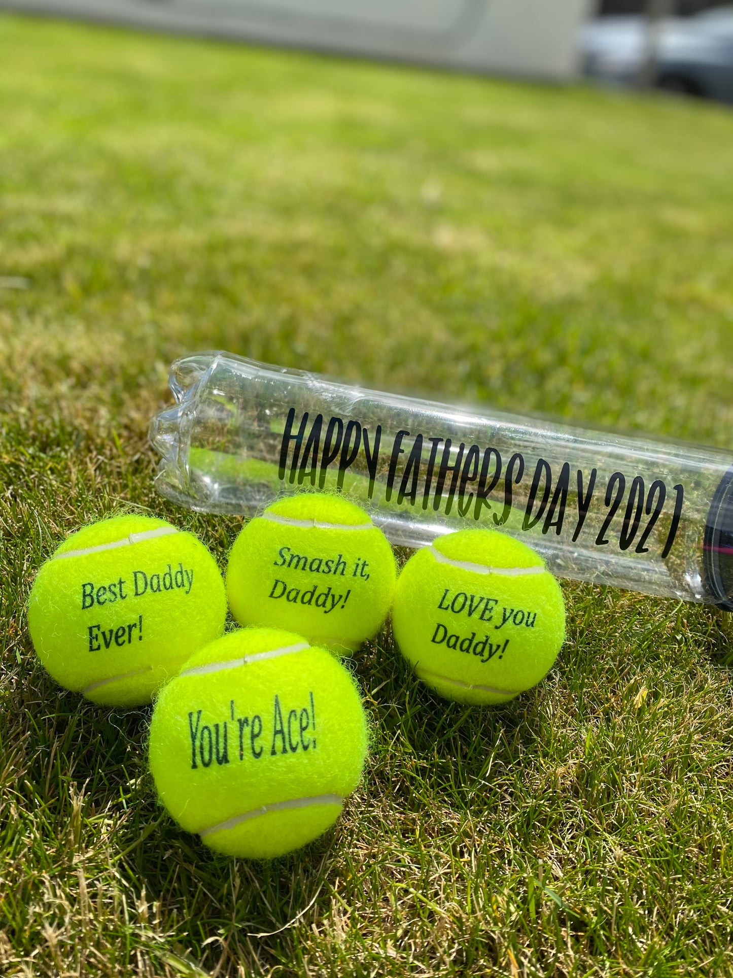 NTB Personalised Adult's Tennis Balls - Standard Text Edition