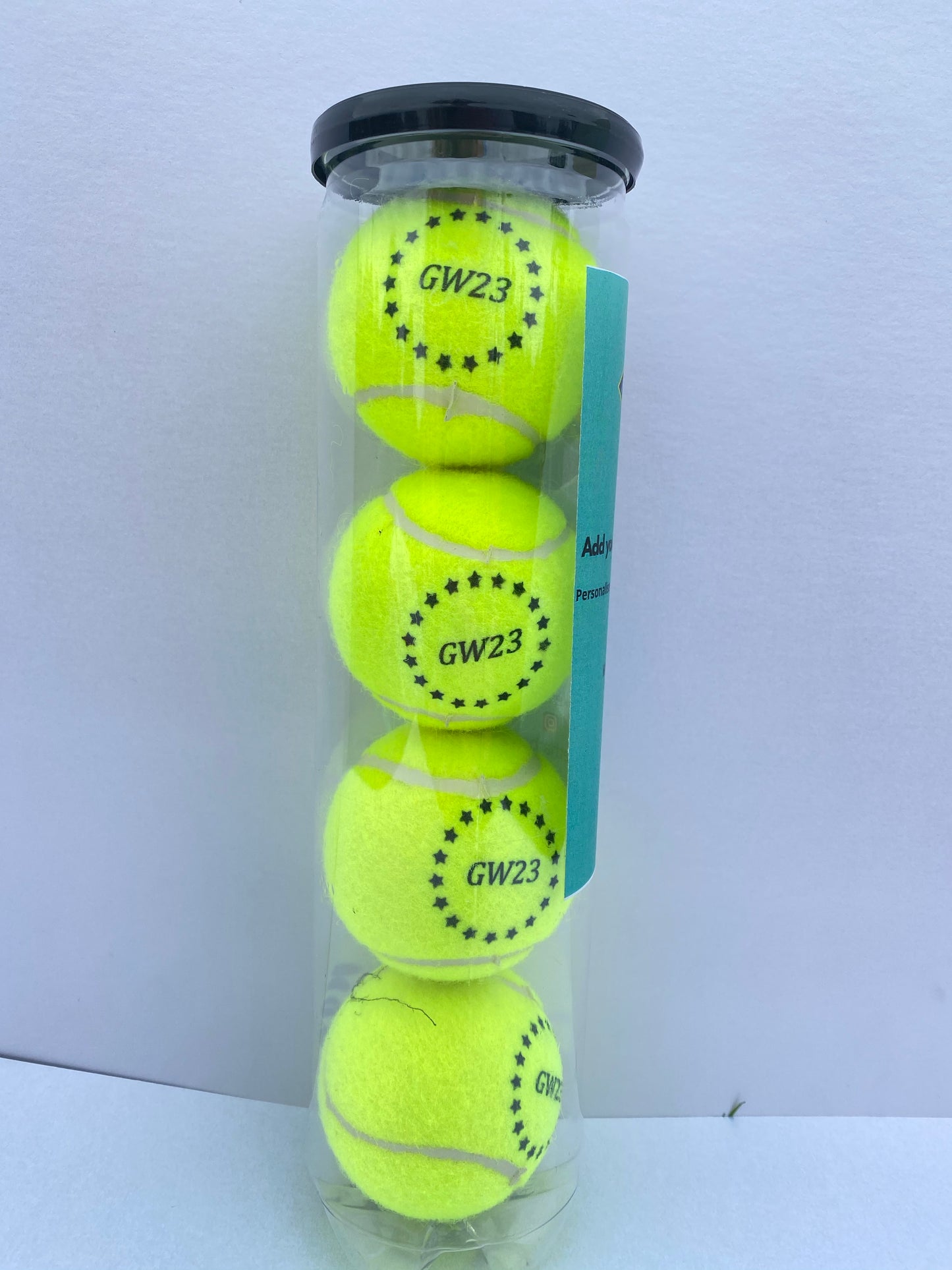 NTB - Personalised Adult Tennis balls - Star design
