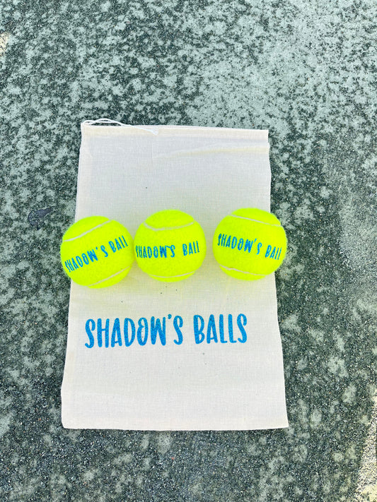NTB - Personalised Dog Tennis Balls- Yellow Edition