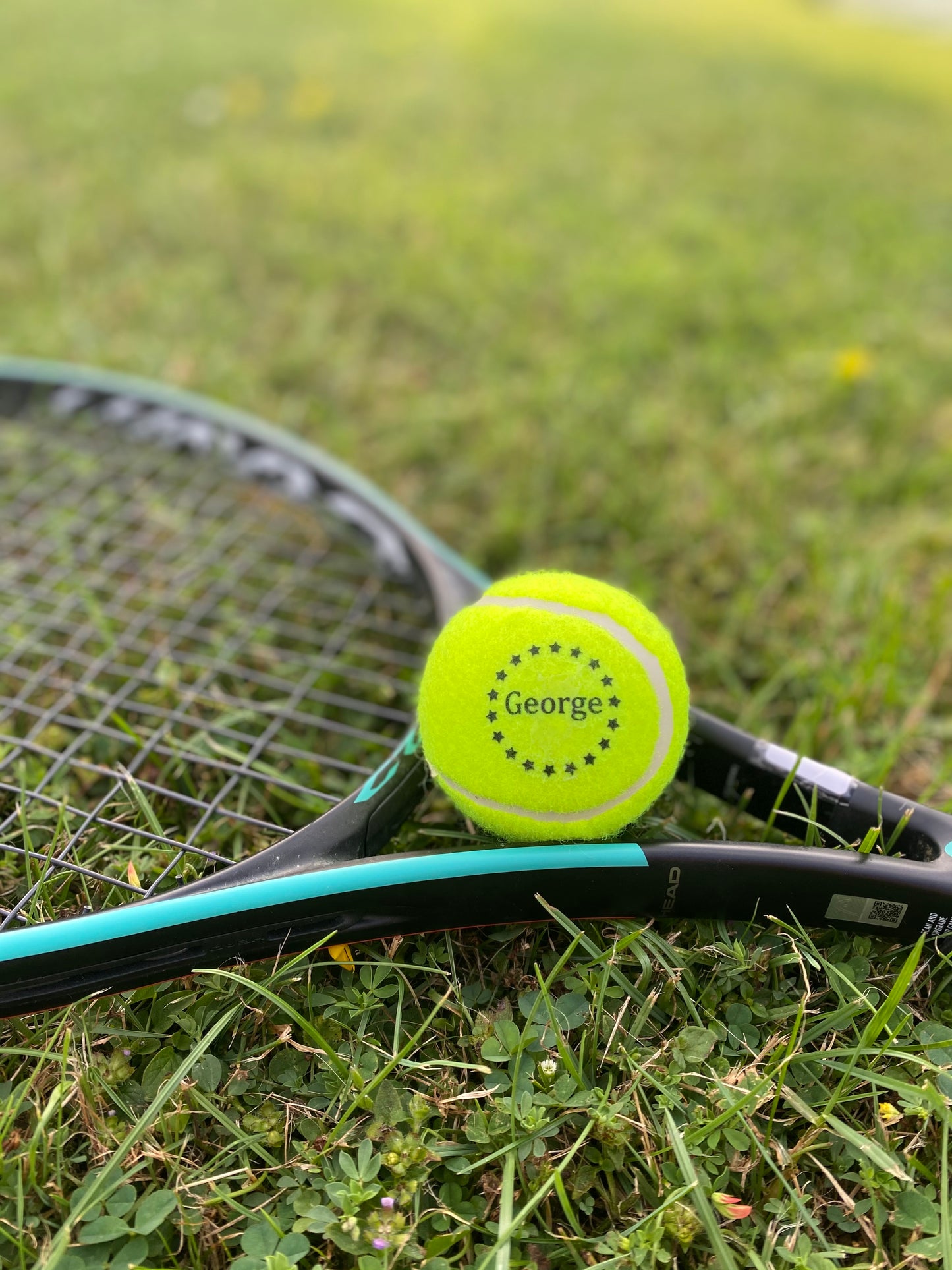 NTB - Personalised Adult Tennis balls - Star design