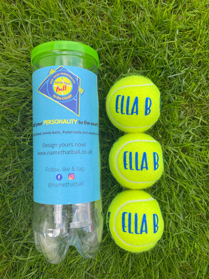 NTB - Personalised Children's Tennis Balls