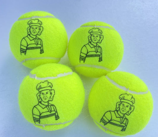 personalised tennis ball