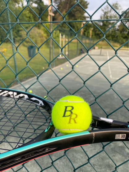 NTB - Personalised Adult Tennis balls - Double Initial